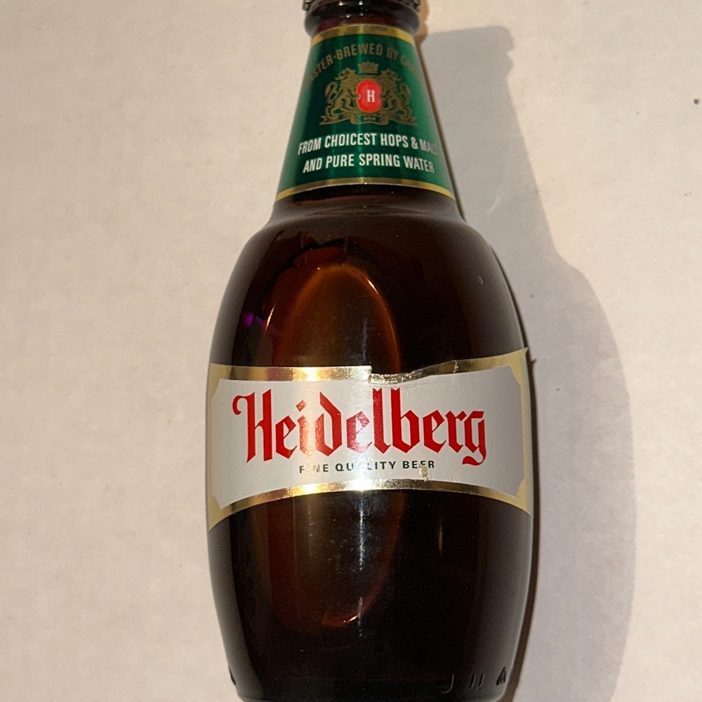 Unopened 50+ Year Old Heidelberg Beer Bottle (3 of 7)